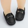 Spring & Autumn Moccasins: 0-1 Year Old Soft Sole Leather Baby Walking Shoes, British Style