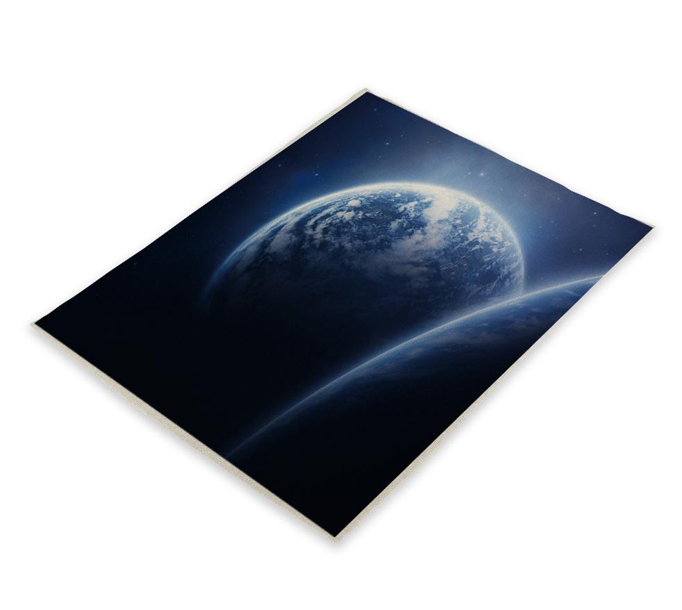 

Universe Planet Placemat Placemats for Dining Table Outer Space Onderzetters Coasters Happy Restaurant Mat 2pcs 30x45cm