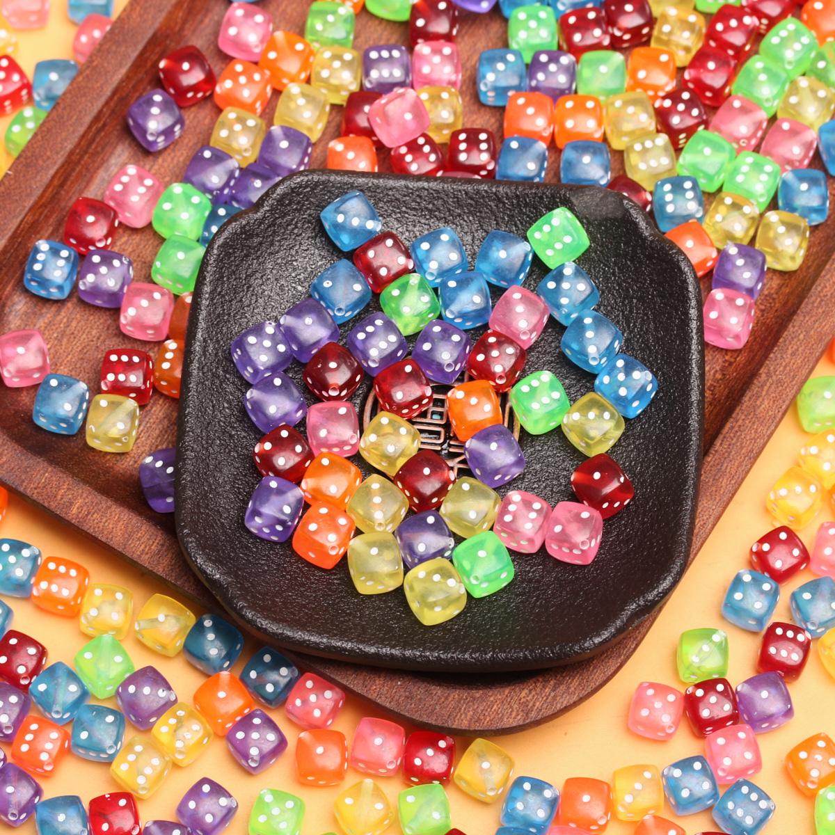 

Браслет, 500 г/пакет, ожерелье квадратной формы, бусины-разделители, около 800 шт., аксессуары для изготовления ювелирных изделий, бусины-косточки, сделай сам, 8 мм, акрил Transparent