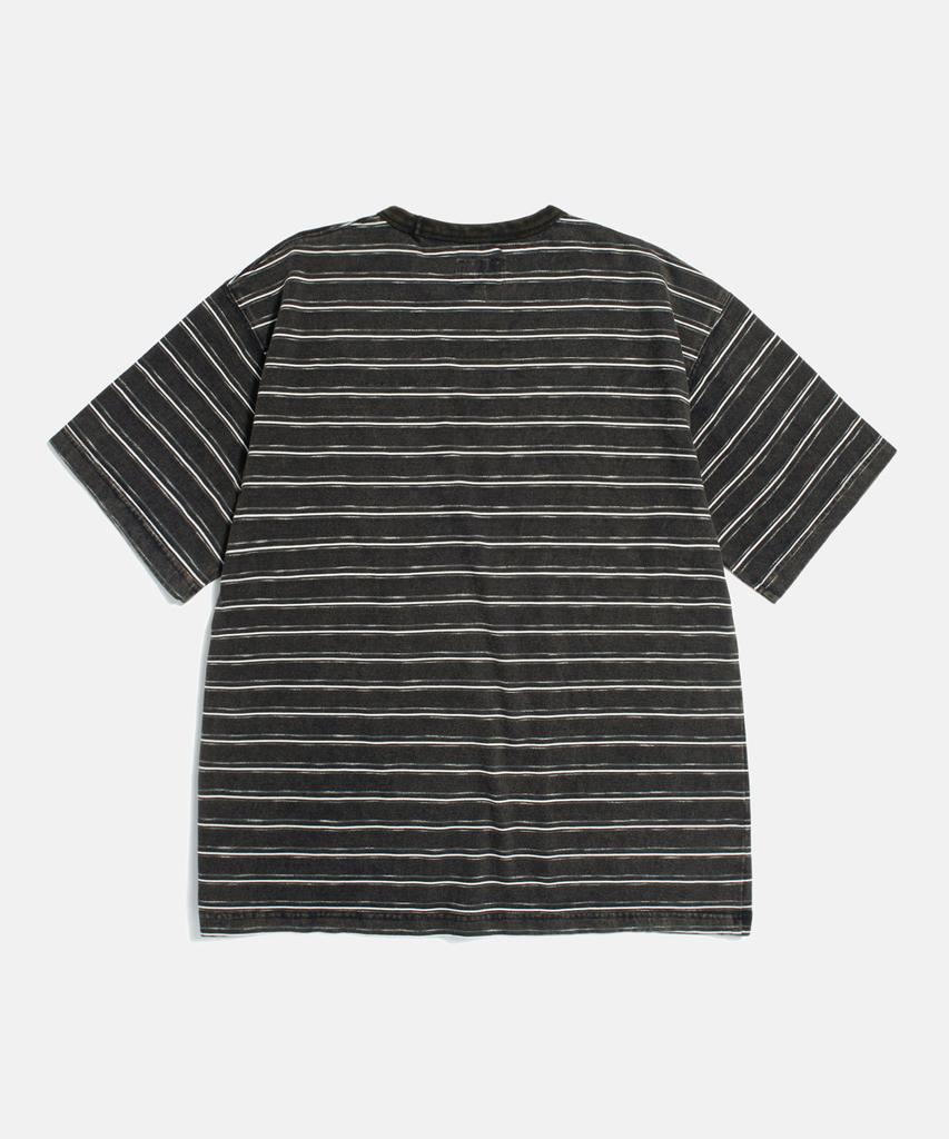 ESPIONAGE Vintage Washed Border Tee Black