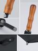 Extra Large Storm Special Wooden Handle Straight Rod Retro Automatic Windproof Extra Large Thickened Reinforced Long Handle Business Men Umbrella