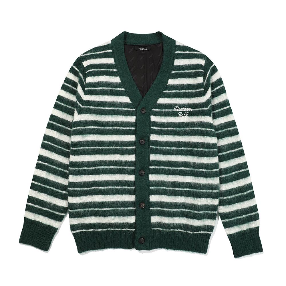 Malbon Golf Mohair Knit Cardigan Green (Man)