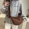 Corduroy Autumn and Winter Niche Large-capacity Dumpling Bag Women's Bag New Shoulder Bag Messenger Bag Two-piece Set
