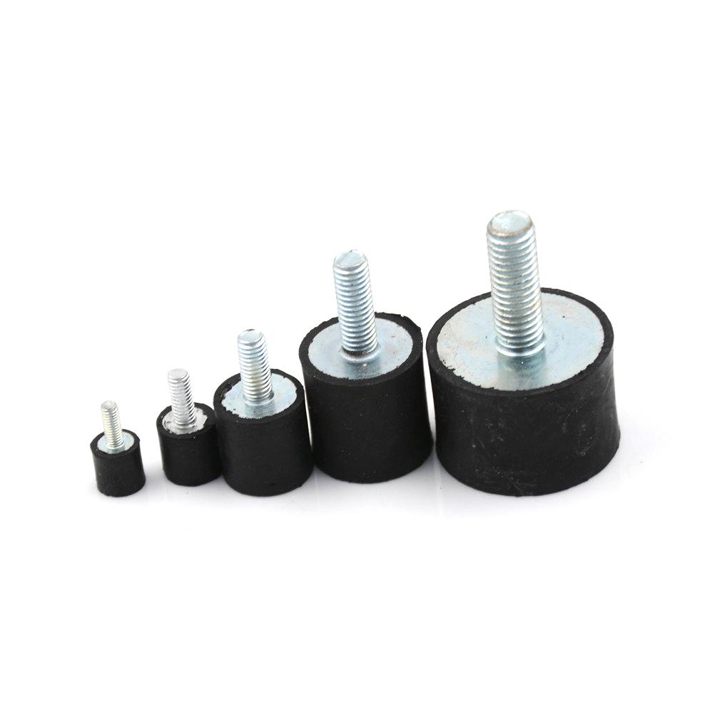 1pc M3 M4 M5 M6 M8 Male To Female Thread Rubber Shock Absorber Crash Pad Damper Bobbin Mount Anti Vibration Isolator Accessories