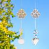 Creative Wind Chimes Hanging Light Collection Pendant Crafts Paw Print Sun Catcher  Balcony
