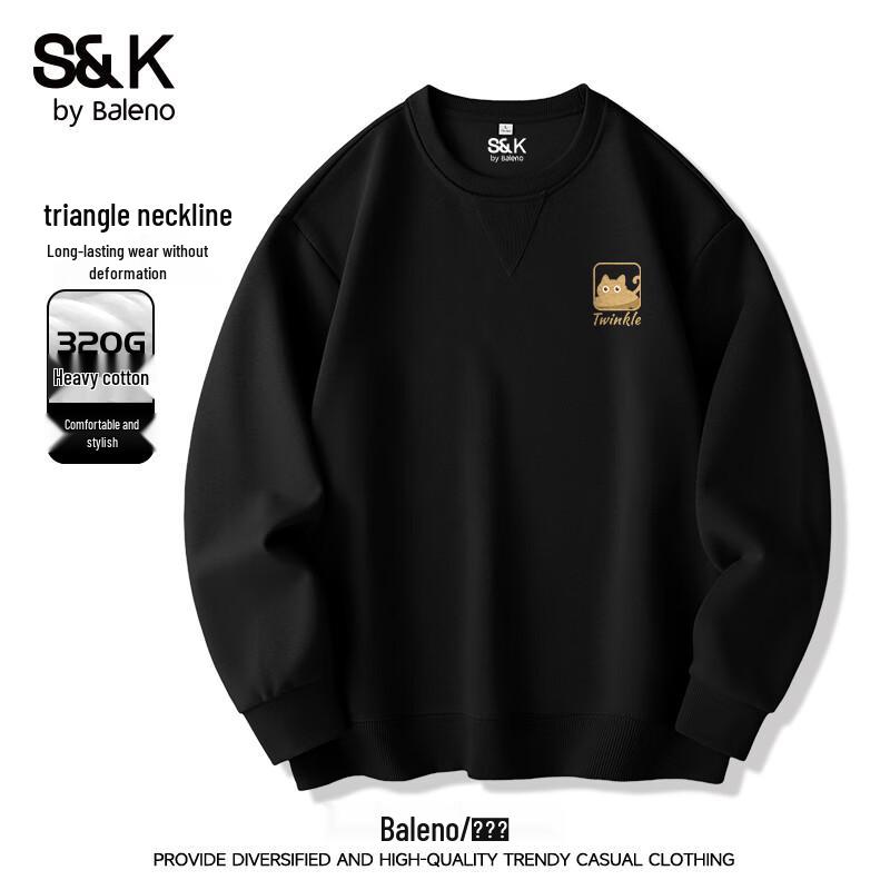 Baleno S&K Series Men's Round Neck Graphic Sweatshirt