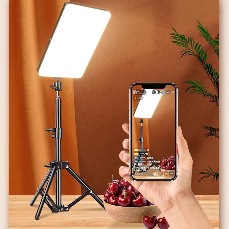 1Pc Mobile Phone Shooting Lighting Light Live Photography Special Filling Light LED Three-color Filling Light 11-inch Soft Panel Light