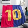 1PC Lionel Messi Patterned Flannel Blanket Suitable For All Seasons for Home Decor Warmth and Comfort Gifts Holiday Present