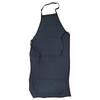 Oilproof Kitchen Apron PVC Leather Waterproof Black Comfortable