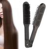 Hair Straightener Brush Double Side AntiStatic Hair Straightening Styling Brush