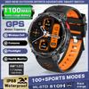 2026 Nové Vojenské Pánske T-Rex3 Ultra GPS Track Chytré Hodinky 1100mAh Batéria Bluetooth Volanie Vodotesné Baterka Kompas Vonkajšie Chytré Hodinky