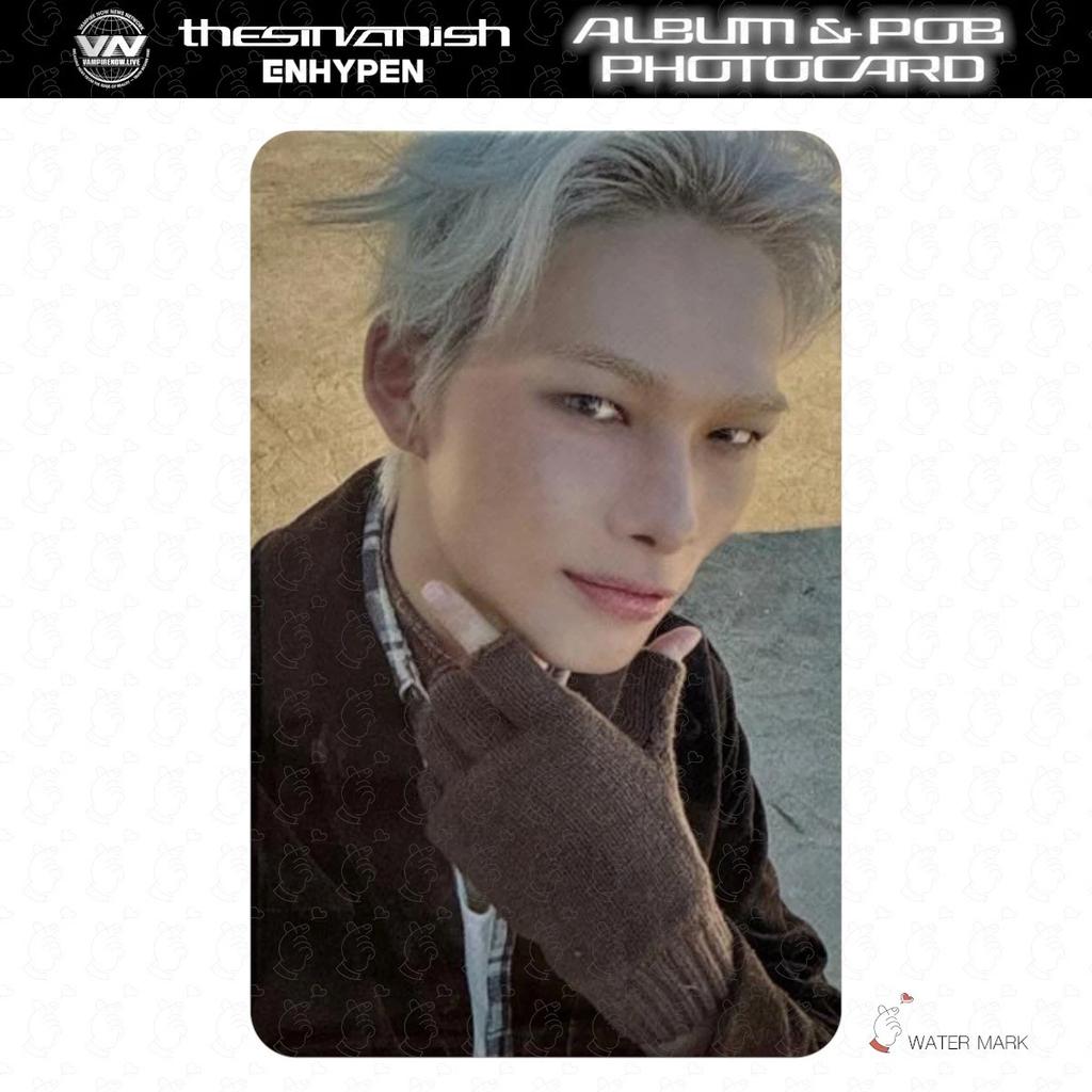 VORBESTELLUNG ENHYPEN THE SIN VANISH ALBUM Fotokarte Japan POB Glücksziehung OFFIZIELL FORBIDDEN AFTERLIGHT STORM FUGITIVES