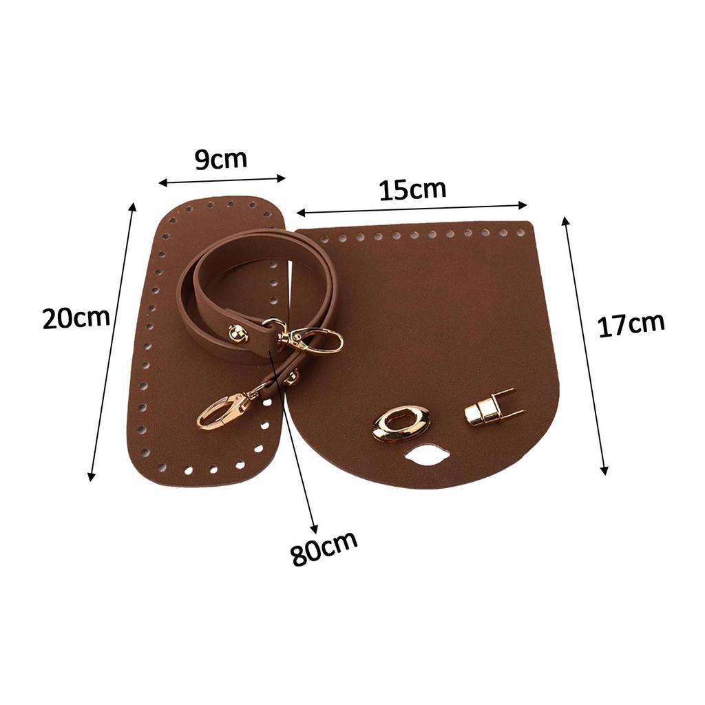 Handbag Maker Backpack Knitting Bottom PU Leather DIY Bag Making Crochet