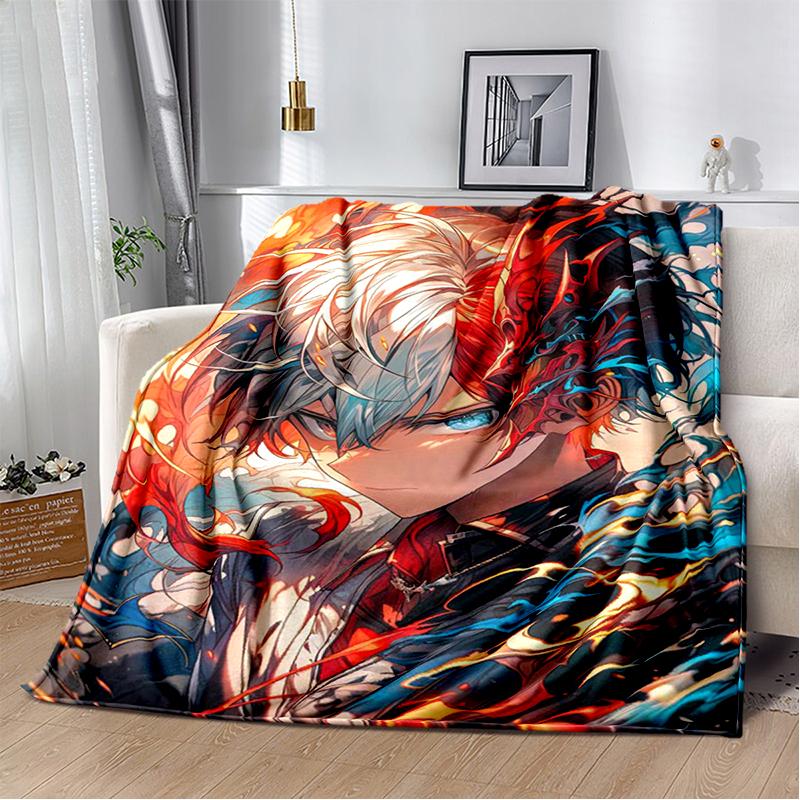 29 Style My Hero Academia Deku Bakugou Cartoon Anime Soft Flannel Blankets,Throw Blanket Comfortable for Beds Sofa Home Bedroom
