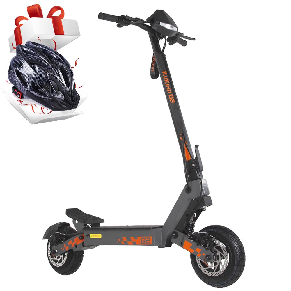 Kukirin G2 800W Urban Electric Scooter with 48V 15Ah, Aluminum Hybrid Frame, LED Display, Dual Disc Brakes, 10" Tyre, IP54 Waterproof
