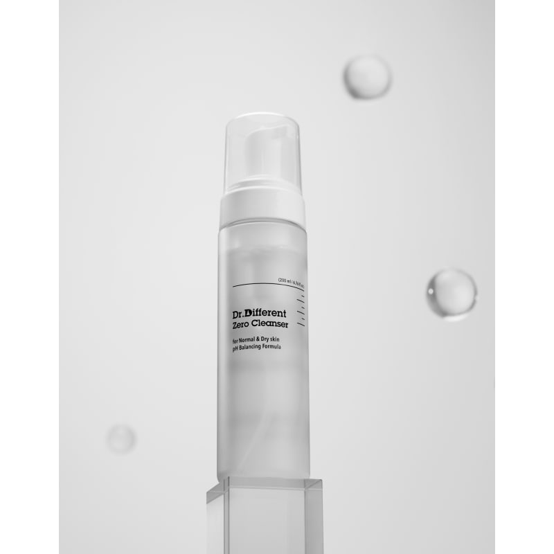 Zero Cleanser for Normal to Dry Skin 200ml - Mildly Acidic Bubble Foam Cleansing