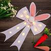 Easter Pendant With Light Luminous Ears Pendant Door Window Decoration Small Gift