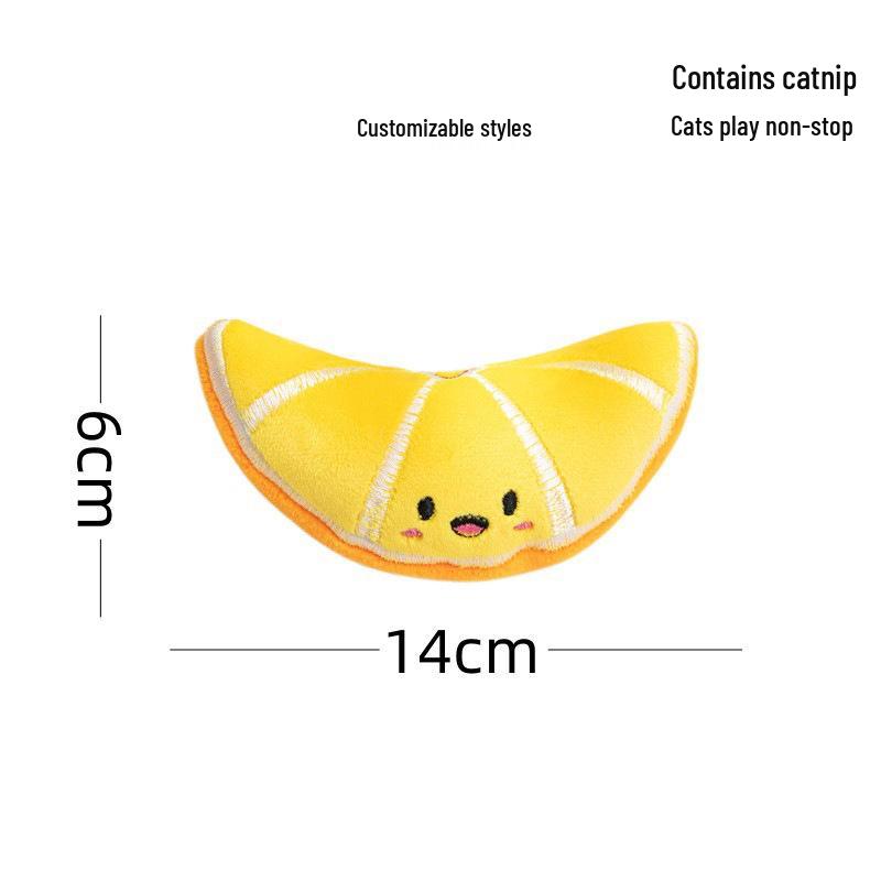 New Catnip Plush Toy: Cat Grass-Infused, Bite & Scratch Resistant, Self-Entertaining Doll for Cats