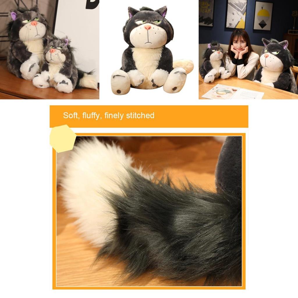 Bad Cat Plush Toy Soft Stuffed Doll Gift Perfect For Kids And Adults