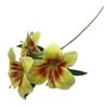 6pcs Artificial Nepenthe Plant Branch 3 Heads Real Touch 3D Printing Day Lily Flower Stem