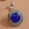 Exaggerated European & American Sapphire Crystal Earrings for Evening Gowns