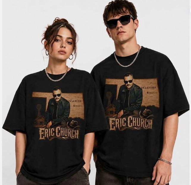 Eric Church Free The Machine Tour August 21 2026 Fan Merch Unisex T-Shirt
