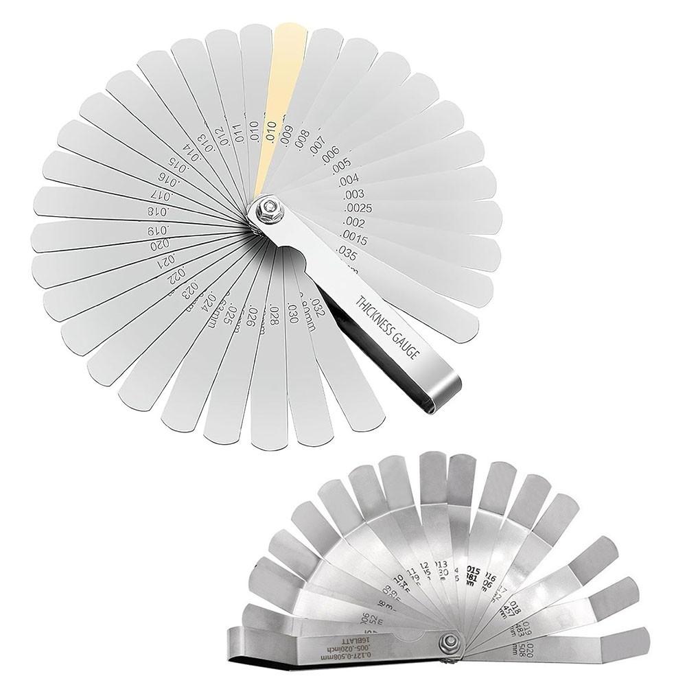 Accurate Gap Measurement Feeler Gauge Set Straight Offset Gauges