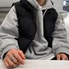 Stand Collar Cotton Vest Men's Autumn and Winter Loose Warm Coat Korean Style Trendy Sleeveless Cotton Coat