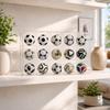 KNK Mini Football Design Evolution Collection Set 1970-2026 Historical Tournament Inspired Soccer Ball Mini Soccer Fans, Sports Enthusiasts