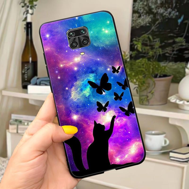 For Xiaomi Redmi Note 9 Pro Case Note9 9S Flowers Silicone Soft TPU Back Cover For Xiaomi Redmi Note 9Pro Max Case Coque Fundas