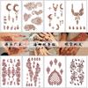 Bloem Bloemen Kant Totem Handrug Indiase Tattoo Sticker