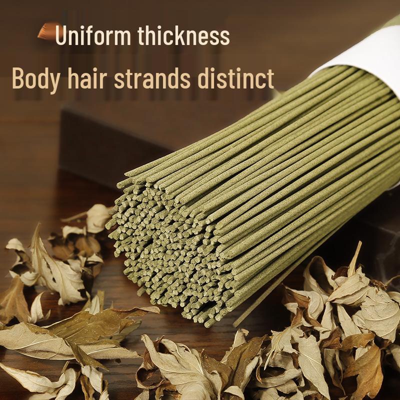 Mugwort Herbal Aromatherapy Stick: Indoor Mosquito-Repellent Incense for Bedroom, Office, Bathroom.