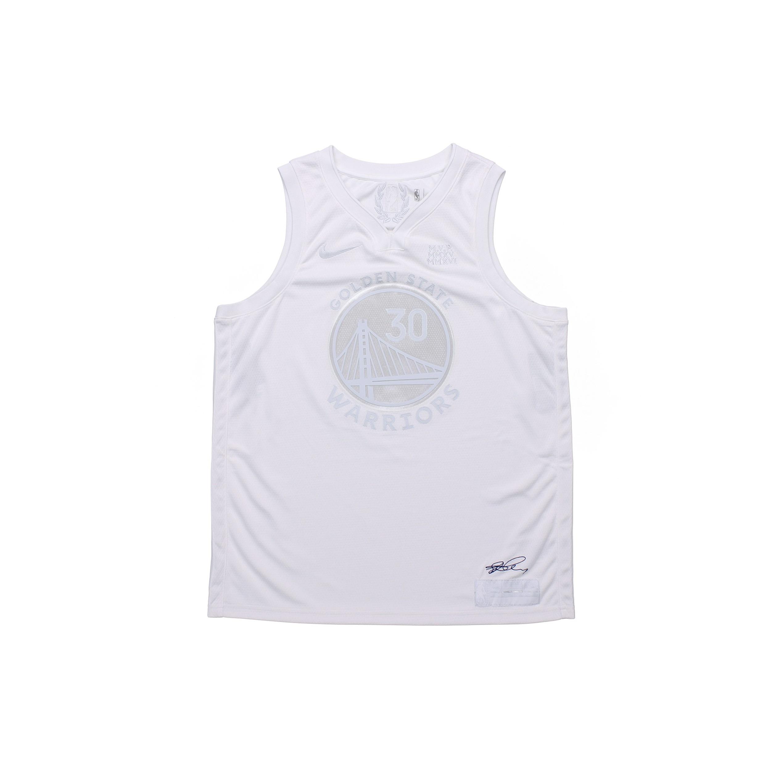 Nike NBA Jersey Stephen Curry Warriors MVP Golden State Warriors Basketball White Men s CT4203-100 XXXL
