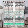 Aztec Curtains Child Room Shades Blackout Curtain for Room 2 Panel Tulle for Bedroom Partition Home Interior Curtains Living