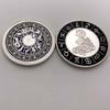 European and American Zodiac Signs, Diamond Encrusted Coins, Silver Plated, Pisces Commemorative Coins, Collectibles, Tarot Love Coins, Coins