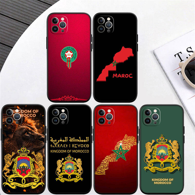 RT18 Morocco Flag passport Phone Shell Case for Redmi Note 12 12S 12C 13 13C 13R 14 14S 14R 14C Pro Max Plus A3 A3X A4 A5 11A 13X