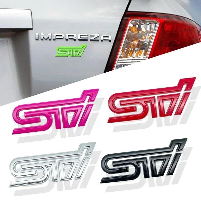 Metal Car Rear Trunk Emblem Sticker Side Badge Decal for Subaru STI Logo WRX Forester XV Outback Impreza Tribeca Crosstrek Exiga O111