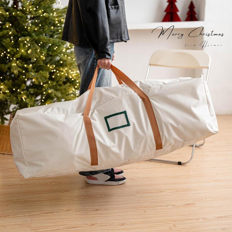 

Storage Bag For Christmas Tree Christmas Tree Storage Bag Waterproof Storage Box Heavy Duty Tear Proof Zippered Bag Adjustable червоний
