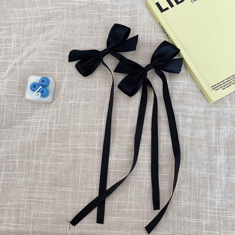 Summer Sweet Girl Ribbon Bow Hairpin - Girly Duckbill Clip