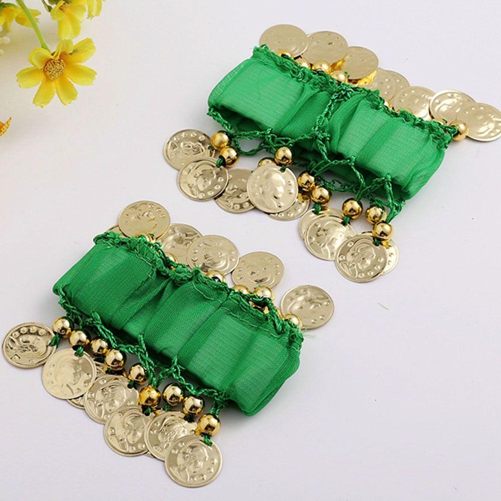 Beaded Belly Dance Cuffs Bracelets Chiffon  Elegant   BFF