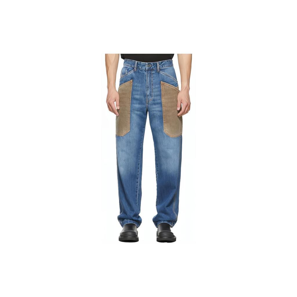 DIESEL Jeans Men's Blue Moderate Straight Fit Pants A031000GCAY