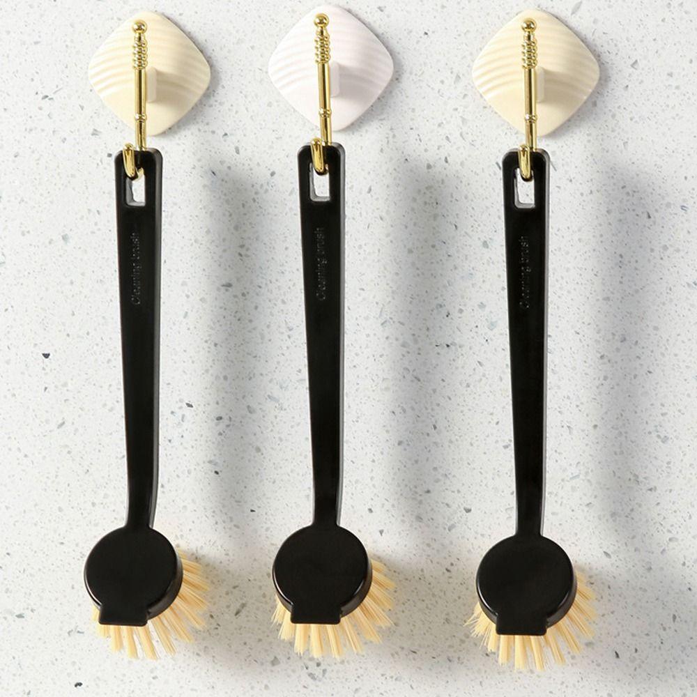 Plastic Pot Brush Oil Free Long Handle  Cleaning Brush NEW Dishwashing Brush  Cleaning