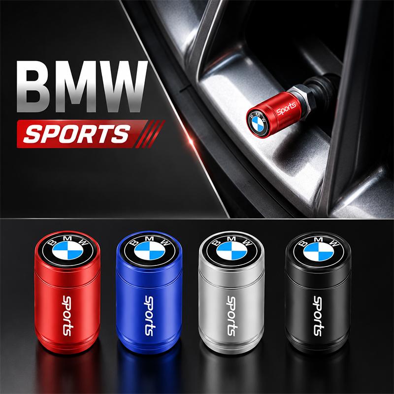 4PCS Zinc Alloy Car Wheel Tire Valve Caps Covers Auto Accessories For BMW M E30 E39 E46 E90 E93 E60 F10 M5 M6 M7 X4 X5 X1 pdsh39