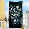 Philadelphia Eagles Personalized Name Beach Towel Soft Durable Quickdry