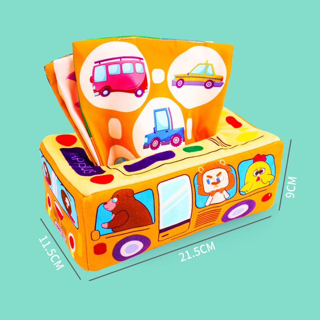 Plush Sensory Box for Developing Fine Motor Skills in s - Soft Fabric Toy Early Childhood