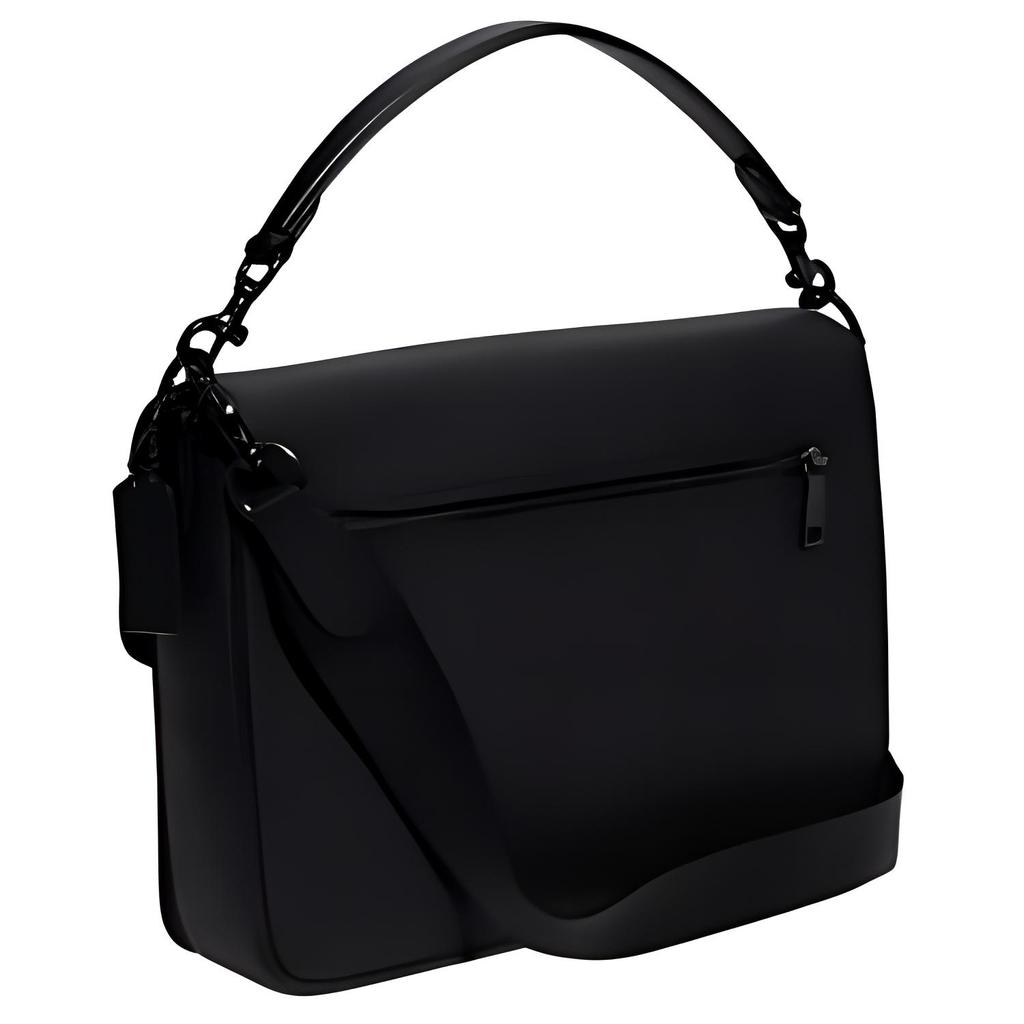 New COACH Tabby Canvas Leather Messenger Bag, Shoulder Bag, Crossbody Bag Tubas Women's Black CH769-CQBK