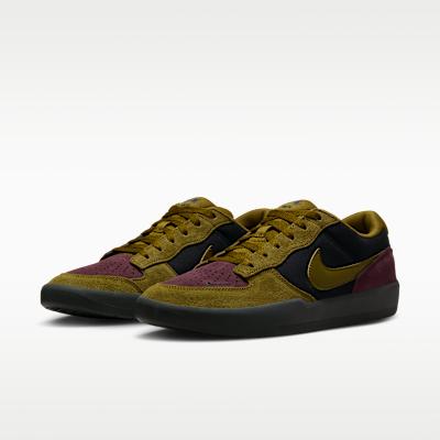 Nike SB Force 58 Textile, Leather Breathable Skateboard Shoes Unisex