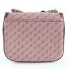 Great Stella McCartney Shoulder Bag Monogram Canvas Logo Bordeaux Series Used