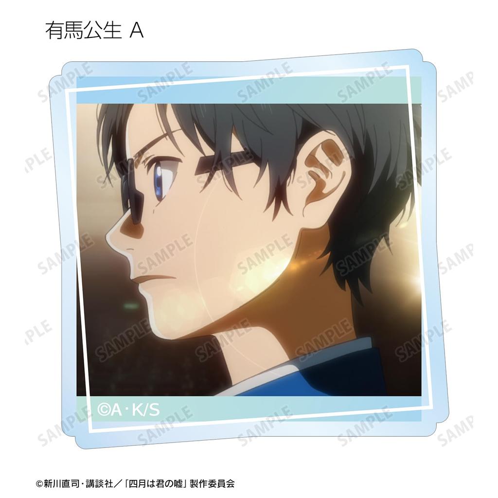 TV Anime "Your Lie In April" Trading Scene Acrylic Stickers Box of 18