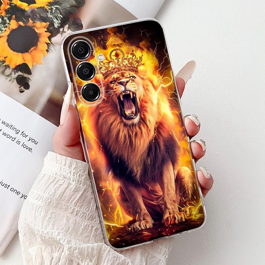 For Samsung Galaxy A17 5G Case SM-A176B New Cat Butterfly Painted Cover Soft Slim Phone Case For Samsung A17 A 17 5G Fundas Bags